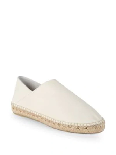 Vince Rachael Leather Slip-ons In Cream