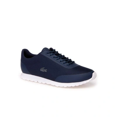 Lacoste Women's Helaine Runner Textile Trainers In Nvy/wht