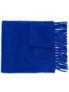 Forte Forte Knitted Scarf In Blue