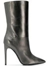 Pollini Pointed Mid-calf Boots - Grey