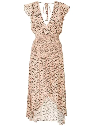 Suboo Leopard Print Maxi Dress - Pink