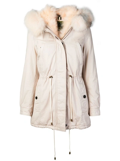 Alessandra Chamonix Classic Fur Lined Parka Coat - Neutrals