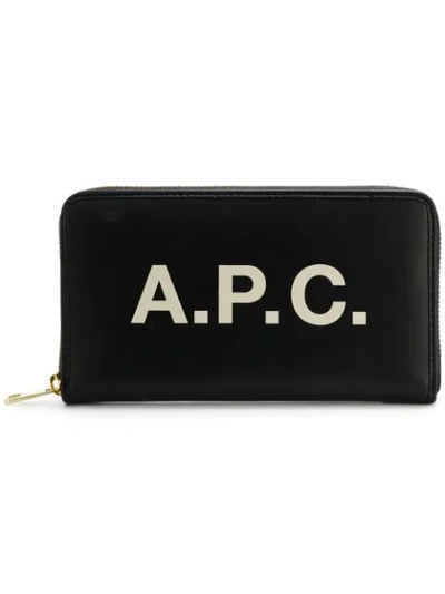 Apc Morgane Wallet In Lzz Noir