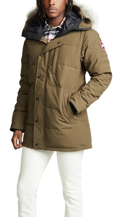 Canada Goose Carson Parka In Military Green ModeSens