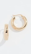Shashi Dominique Hoop Earrings In Gold