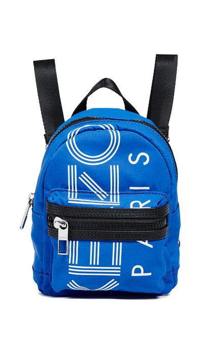 Kenzo Sport Mini Backpack In French Blue