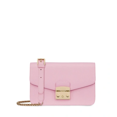 Furla Metropolis Shoulder Bag S Camelia E In Pink