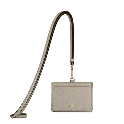 Furla Linda Badge Holder Sabbia B In Beige