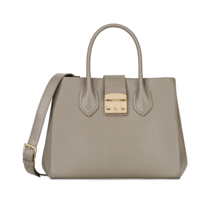 Furla Metropolis Tote M Sabbia B In Red ModeSens