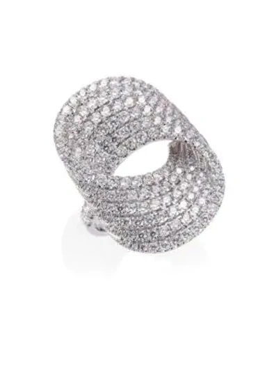 Anita Ko Infinity Forever 18k White Gold & Pave Diamond Ring