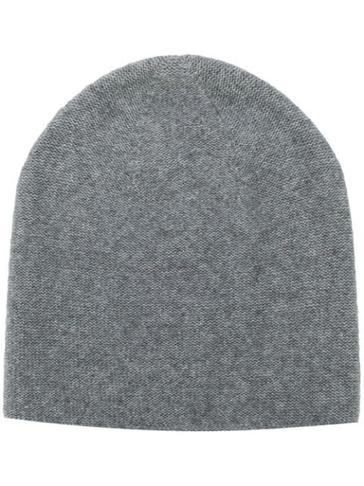 Warm-me Knitted Beanie In Grey