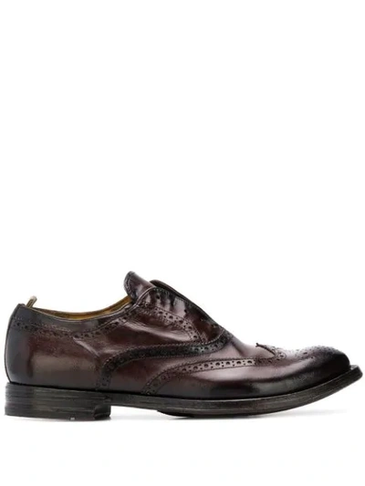 Officine Creative Anatomia Brogues In Brown