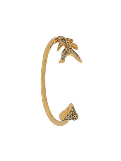 Givenchy Embellished Arrow Cuff In Metallic