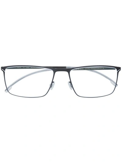 Mykita Torben Rectangular Glasses - Metallic In 金属色