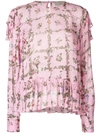 Preen Line Bryoni Floral Printed Blouse In Pink