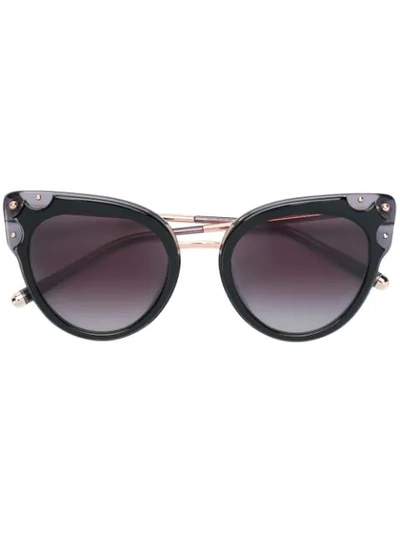 Dolce & Gabbana Cat Eye Sunglasses In Metallic