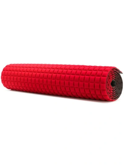 No Ka'oi Textured Yoga Mat In Red
