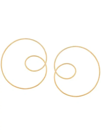 Misho Mismatched Earrings - Metallic
