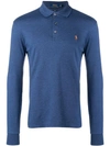 Polo Ralph Lauren Longsleeved Polo Shirt In Blue