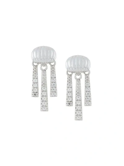 V Jewellery Priscilla Earrings - Metallic