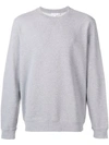 Sunspel Crew Neck Sweatshirt In Grey