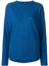 Aspesi Crew Neck Sweater In Blue