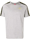 Kappa Logo Stripe T-shirt - Grey