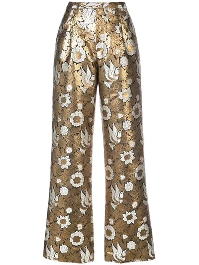 Jill Stuart High-waisted Trousers - Metallic
