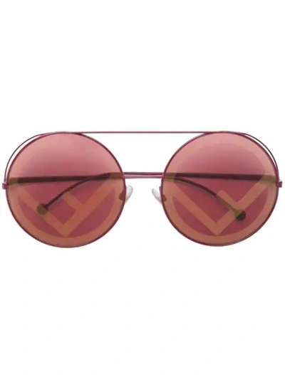 Fendi Eyewear Runaway Sunglasses - Pink