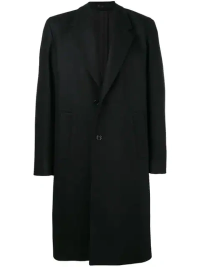 Mauro Grifoni Single Breasted Coat - Black