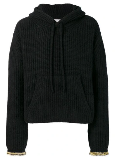 Maison Margiela Pullover Hooded Sweater - Black