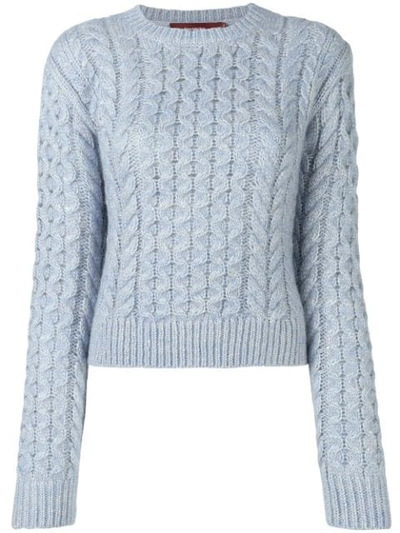 Sies Marjan Britta Alpaca-blend Sweater In Blue