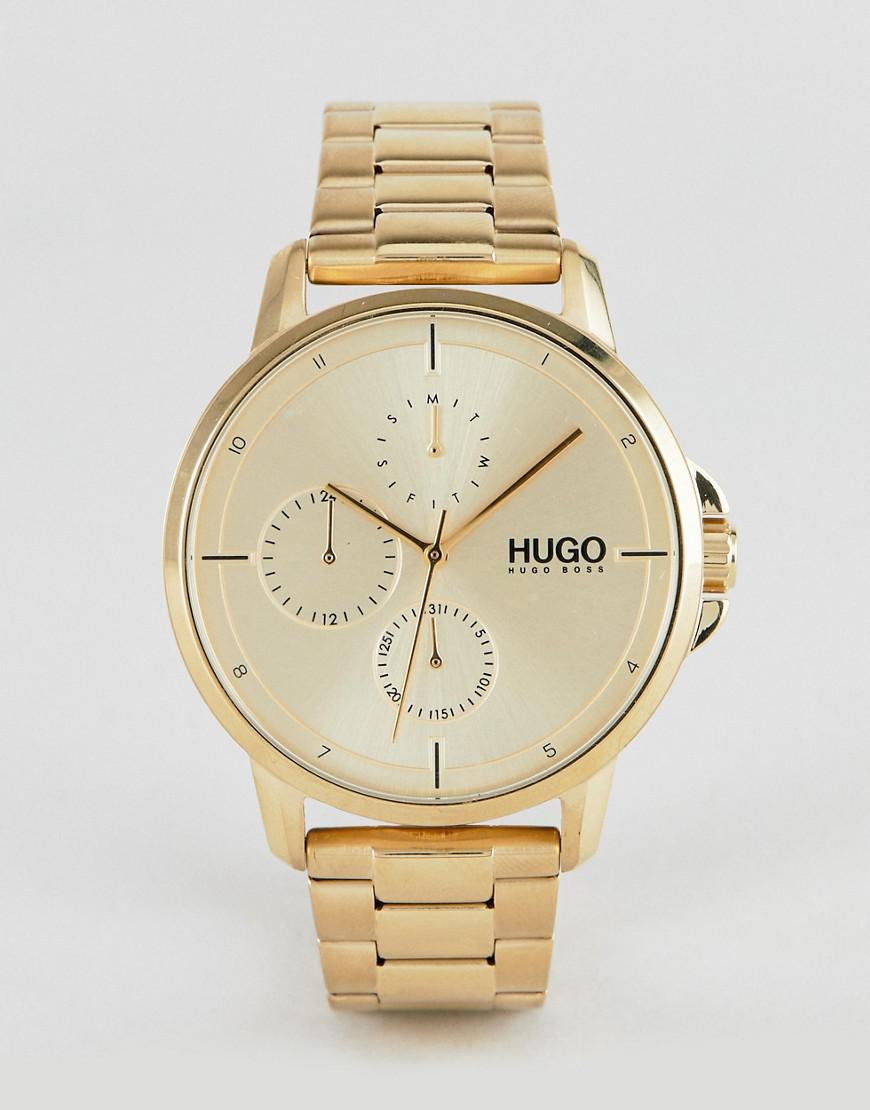 hugo boss gold watch mens