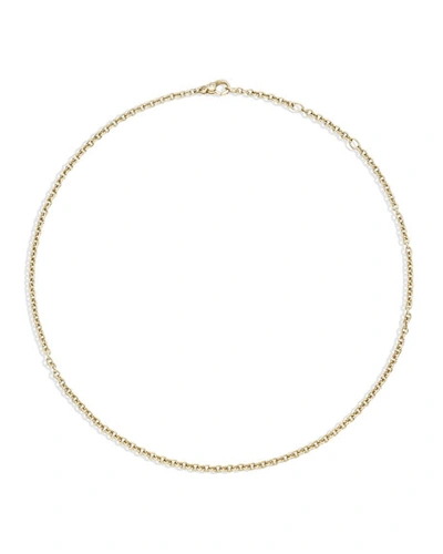Pomellato Sabbia Rose Gold Cable Chain Necklace, 18"l