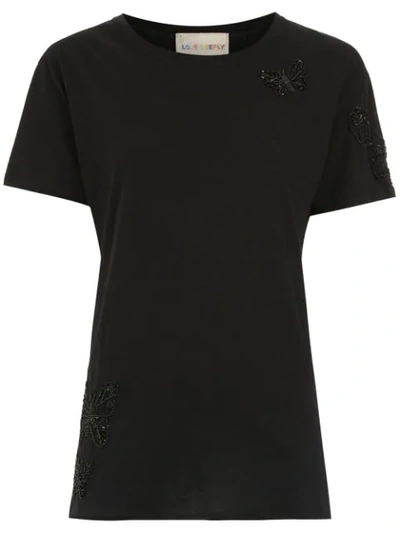 Andrea Bogosian Embroidered T-shirt - 黑色 In Black