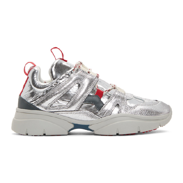 isabel marant silver trainers