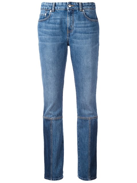 Alexander Mcqueen Panelled Straight-leg Jeans | ModeSens