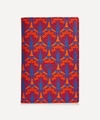 Liberty London Passport Holder In Iphis Canvas In Red