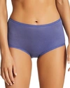 Fine Lines Pure Cotton Briefs In Liberty Blue