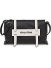 Miu Miu Grace Lux Shoulder Bag In Black