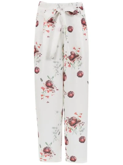 Olympiah Printed Culottes In White