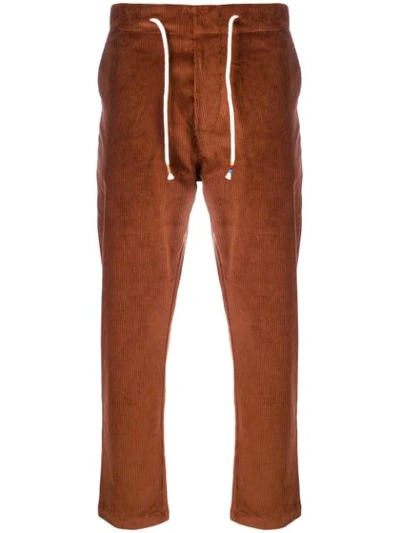 The Silted Company Cropped Trousers - Brown