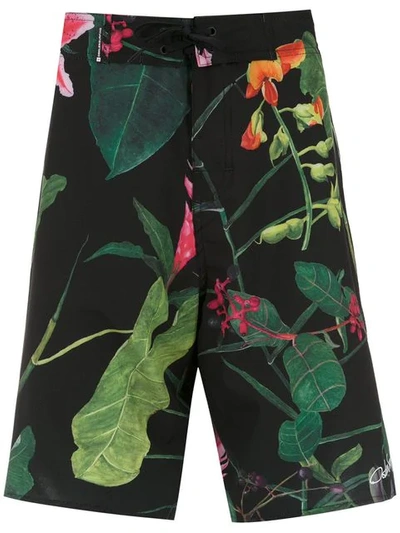 Osklen Shorts Mit Print In Black
