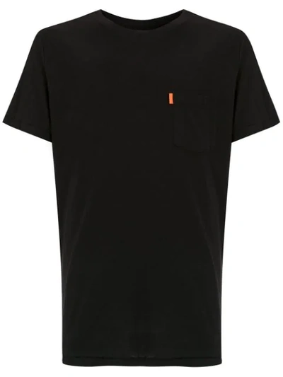 Osklen T-shirt With Front Pocket In Black