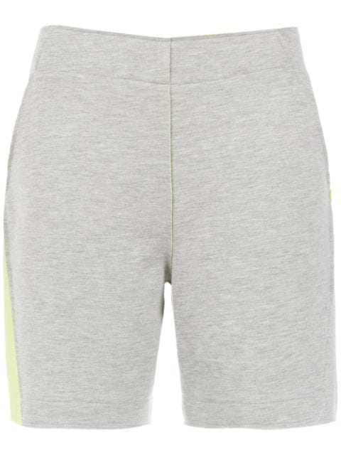 Mara Mac Contrasting Panels Shorts In Grey | ModeSens