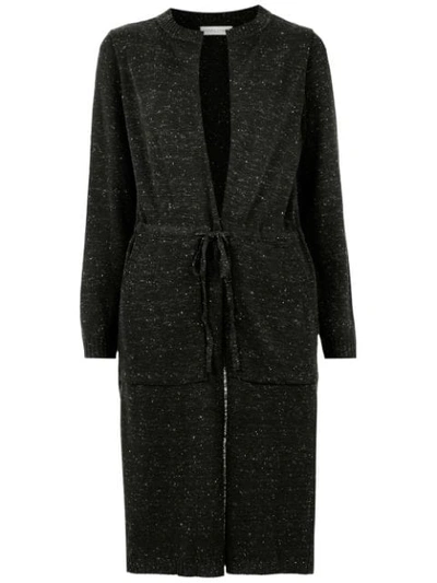 Mara Mac Knit Coat - Black