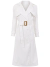 Mara Mac Belted Trench Coat - White