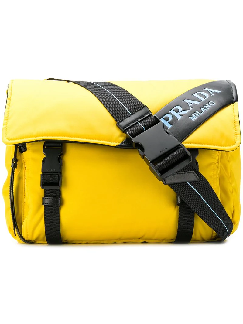 prada logo bag