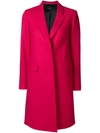 Ps By Paul Smith Tailored Midi Coat In Pink