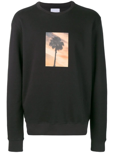 The Silted Company Palm Tree Sweater In Black